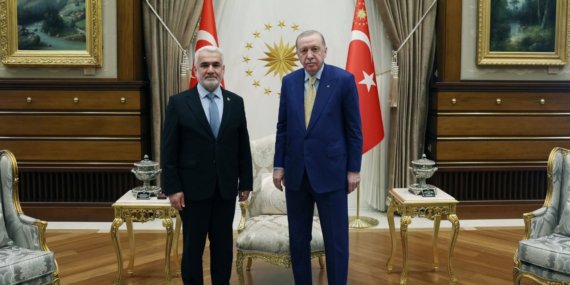 Erdoğan, HÜDA PAR lideri Yapıcıoğlu ile görüştü