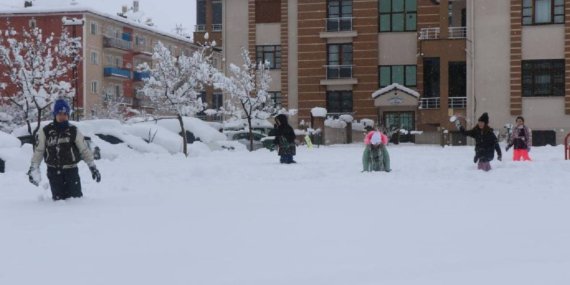 Erzincan’da Kar Nedeniyle Eğitim 1 Gün Daha Durduruldu