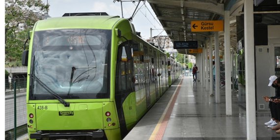 BursaRay Kuzey Hattı’nda Arıza: Seferler Otobüsle Devam Ediyor