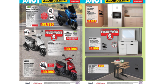 Şehir içi yolculuklarda yeni çözüm: Bugün A101'e Benzinli Moped geliyor!